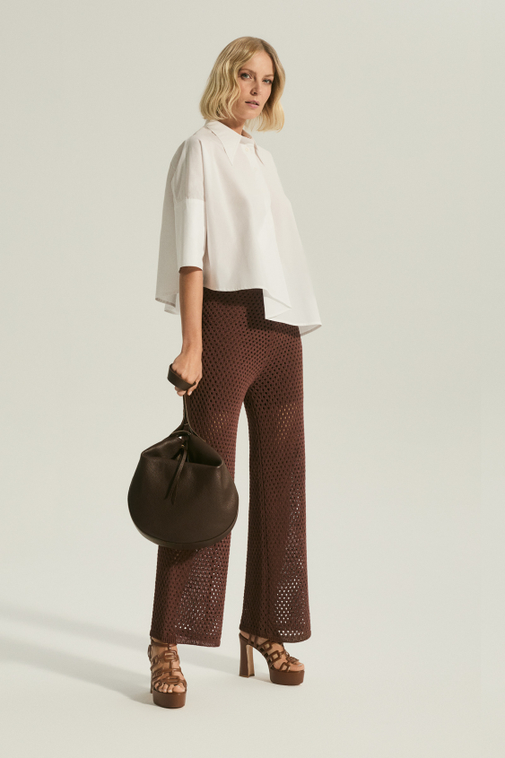 White asymmetrical blouse