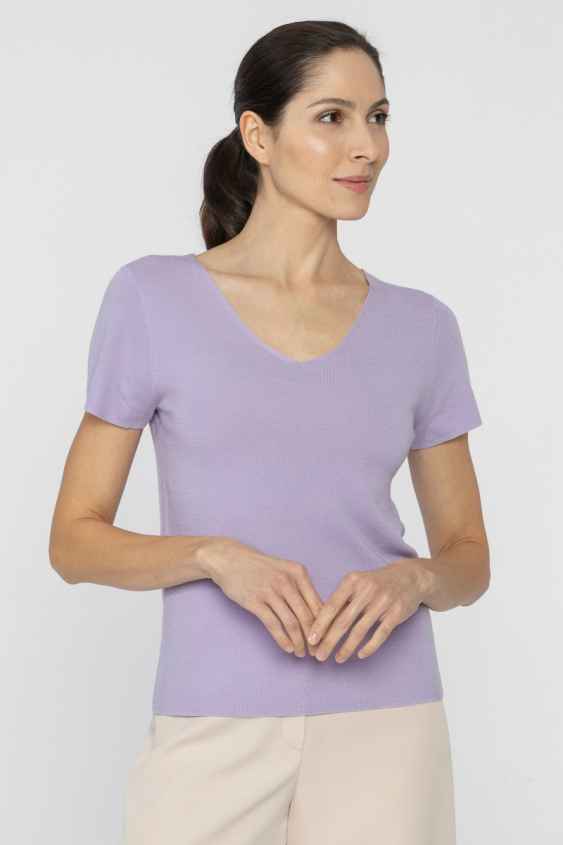 Leichte Bluse in Lavendel