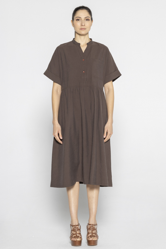 Brown loose dress