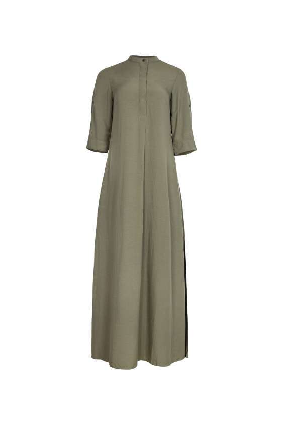 Olive loose dress