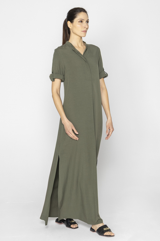 Olive loose dress