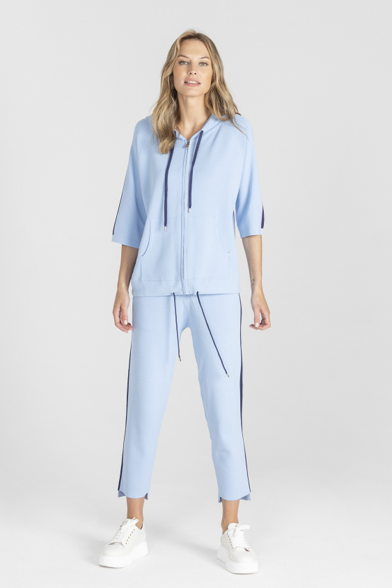 Blue sweatpants