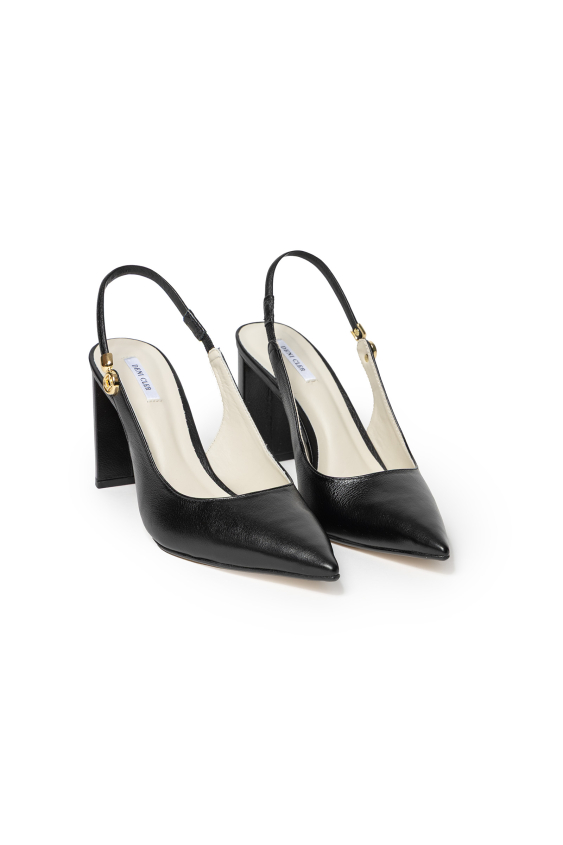 Szpilki na słupku w kolorze czarnym