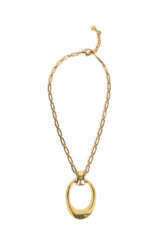 Gold-colored necklace