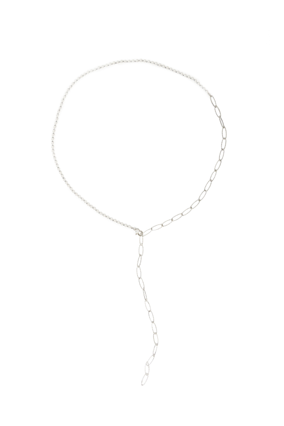 Naszyjnik z białych pereł hodowlanych