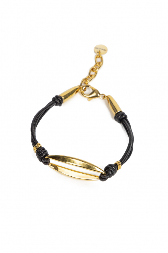 Armband in Schwarz und Gold