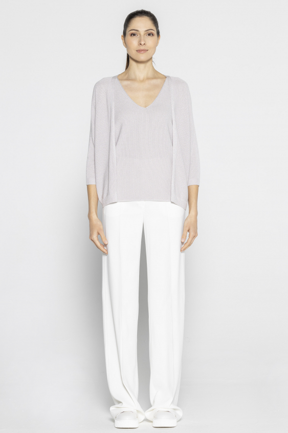 Cardigan and top knitted set