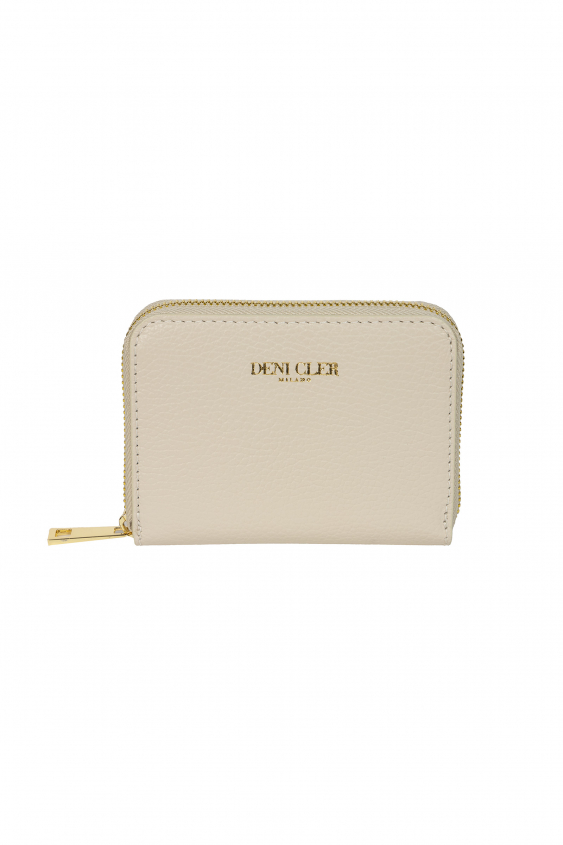  Medium-sized beige wallet