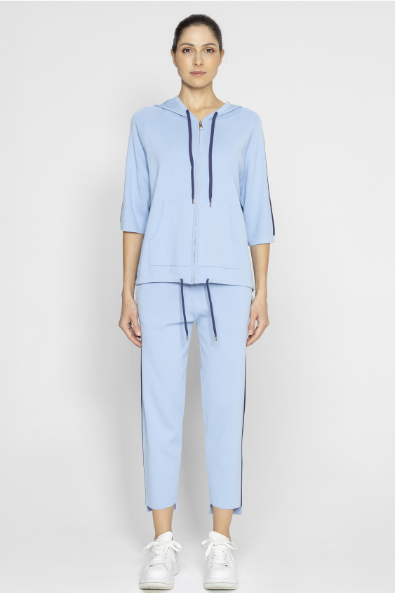 Blue sweatpants