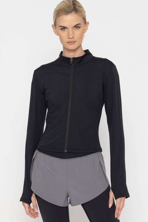 Funktionelles Sweatshirt mit Stehkragen