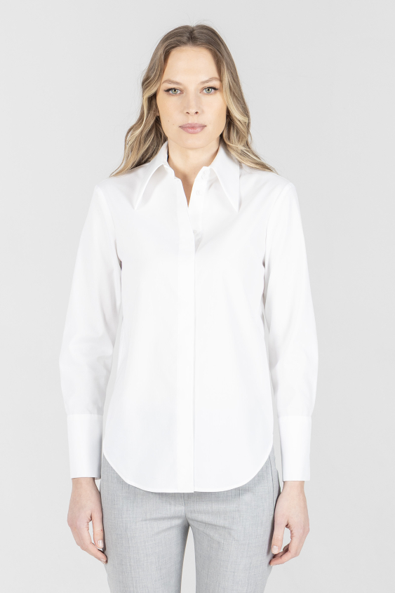 Biała biznesowa koszula