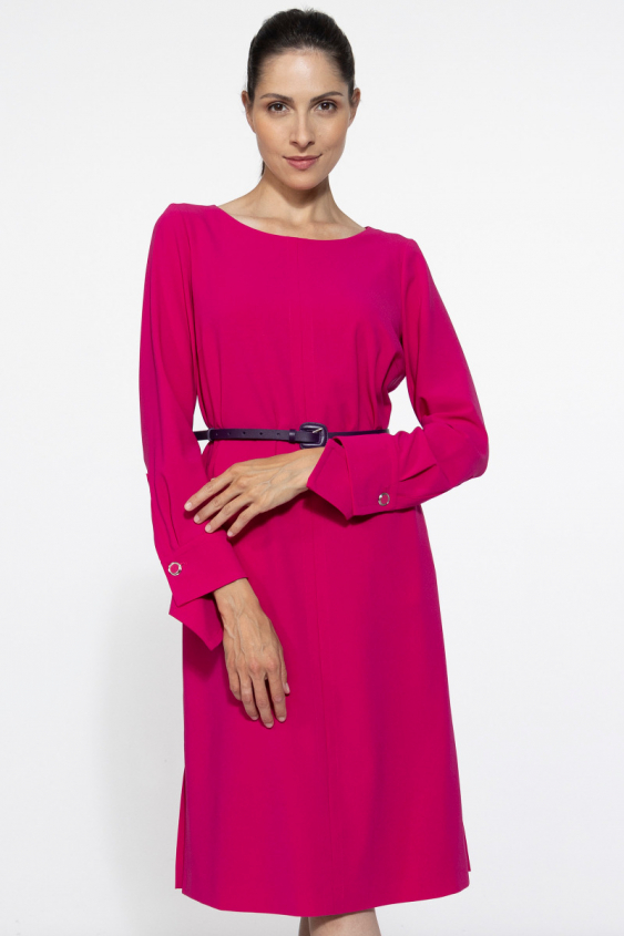 Elegantes Kleid mit dekorativen Manschetten