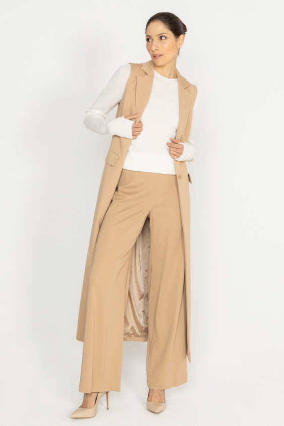 Elegante Hose in Gold und Beige
