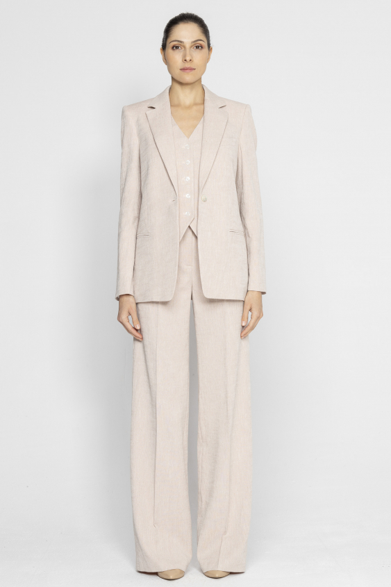 Rosafarbener eleganter Blazer