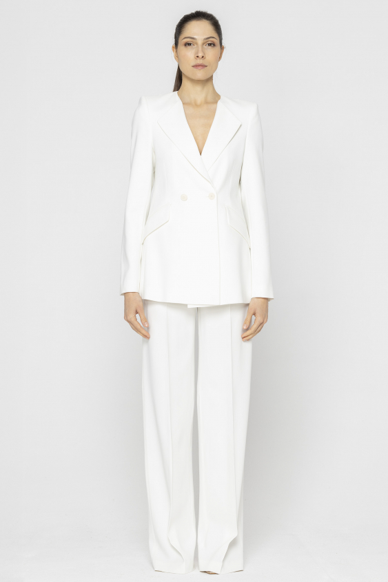 Weißer eleganter Blazer