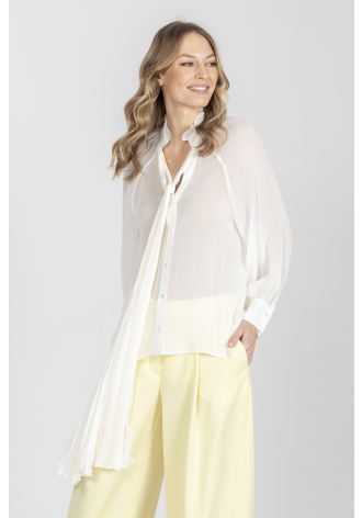 Elegancka bluzka z ozdobnym wiązaniem