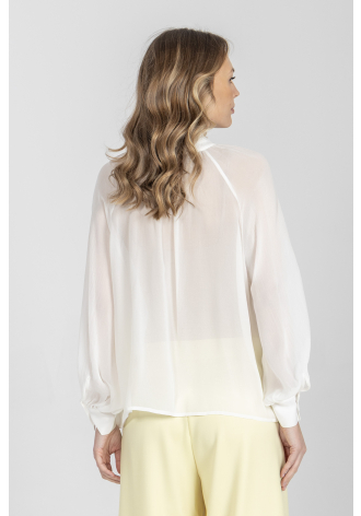 Elegancka bluzka z ozdobnym wiązaniem