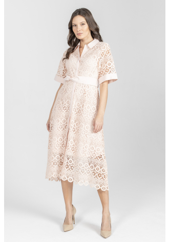 Lekka sukienka z krótkim rękawem