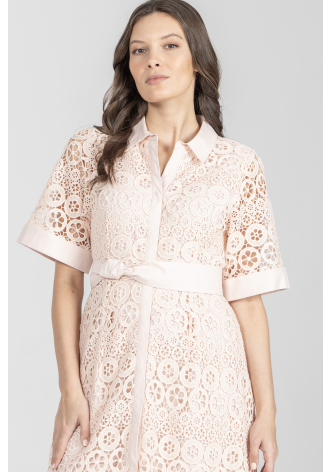 Lekka sukienka z krótkim rękawem