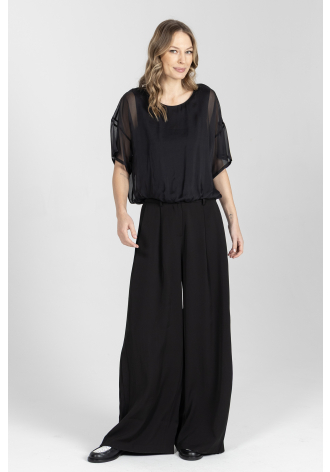 Eleganckie spodnie w kolorze czarnym 