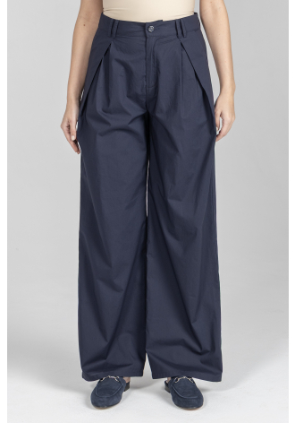 Luźne granatowe spodnie