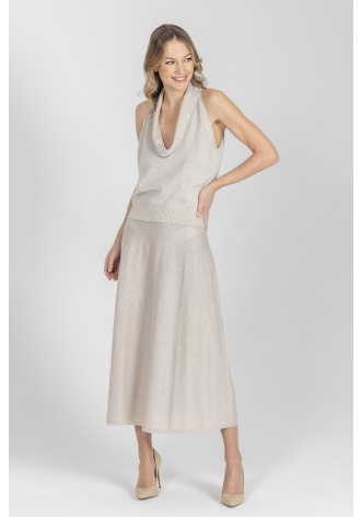 Dzianinowa spódnica maxi