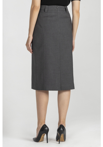 Szara klasyczna spódnica 