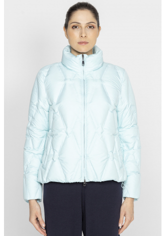 Kurze Steppjacke in Mint