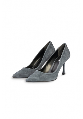 Classic grey suede stilettos 