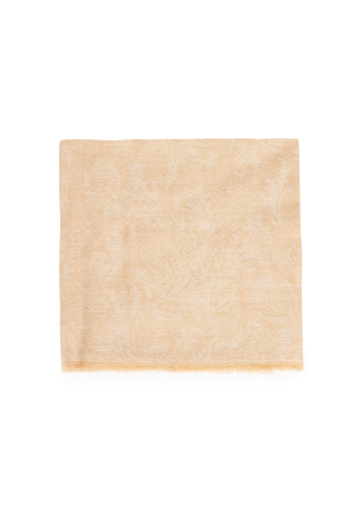 Chusta z lekkiego kaszmiru w kolorze beżowym