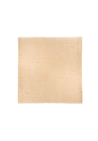 Chusta z lekkiego kaszmiru w kolorze beżowym