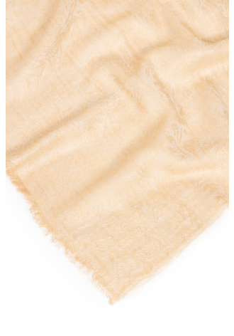 Chusta z lekkiego kaszmiru w kolorze beżowym