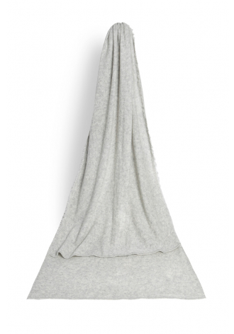 Grey cashmere scarf 