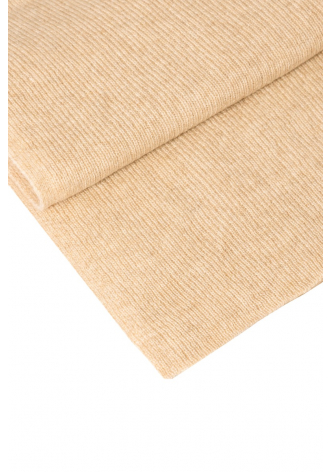 Classic beige cashmere scarf