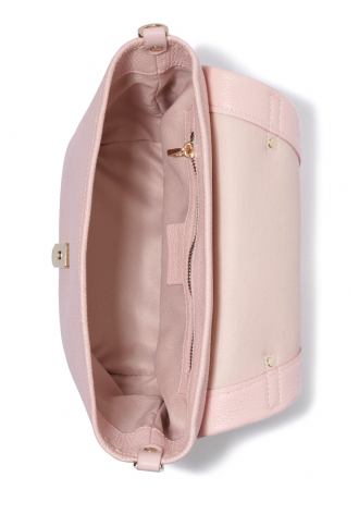 Pink trapezoid bag