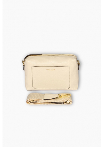  Beige crossbody bag