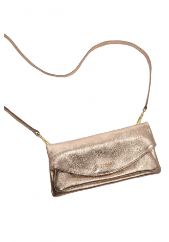 Elegant gold clutch bag 