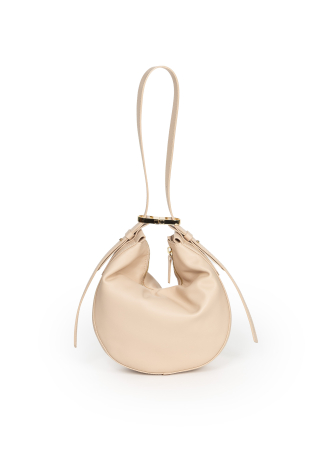 Torebka w formie worka w kolorze jasnoróżowym