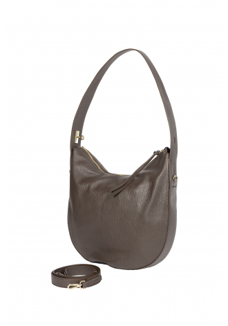 Soft large brown handbag