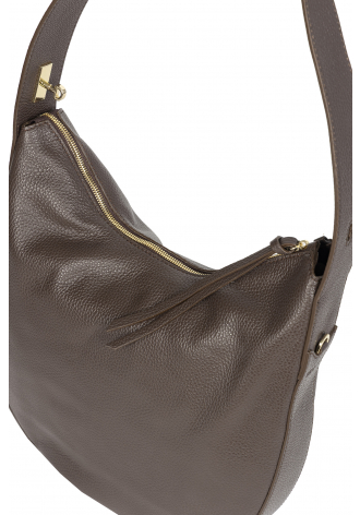 Soft large brown handbag