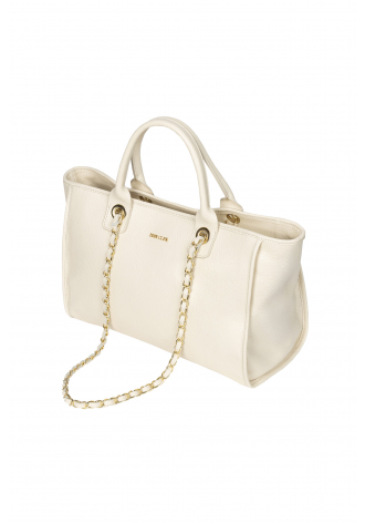 Cream elegant handbag