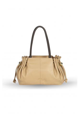 Soft beige handbag