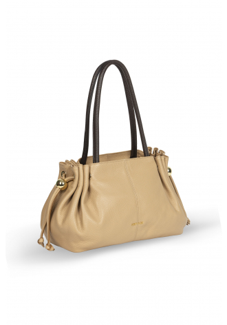 Soft beige handbag