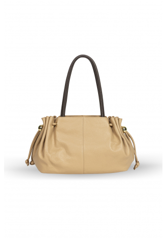 Soft beige handbag