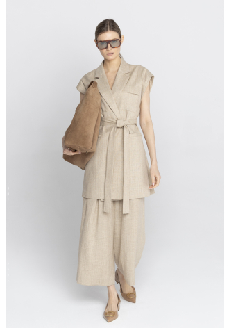 Duża miękka torba z zamszu