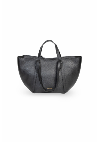  Large black semi-round bag
