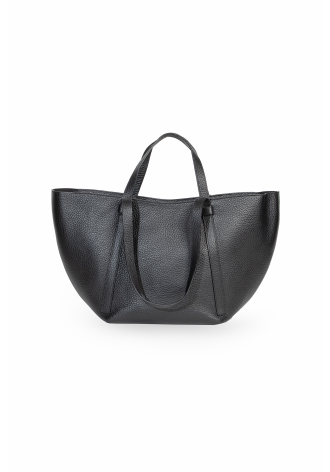  Large black semi-round bag