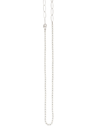 White cultured pearl necklace