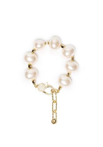 Bransoletka z dużymi perłami