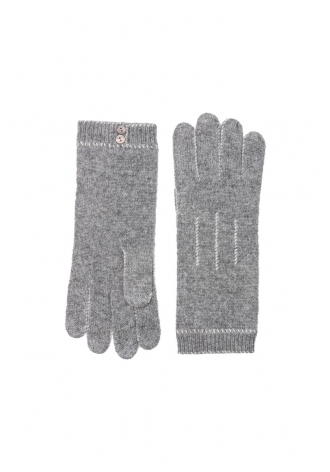  Grey cashmere gloves